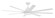 Rush 65'' 8-Blade Indoor/Outdoor (Wet) Ceiling Fan in White w/ White Blades; Light Kit Included ( (20|RSH65W8)