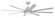 Rush 65'' 8-Blade Indoor/Outdoor (Wet) Ceiling Fan in Painted Nickel w/ Painted Nickeld Blades; L (20|RSH65PN8)