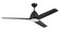 Nitro 54'' 3-Blade Indoor/Outdoor (Wet) Ceiling Fan in Flat Black w/ Flat Black Blades; Light Kit (20|NTO54FB3)