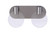 Glisten 2 Light LED Vanity in Brushed Polished Nickel (20|15114BNK-LED)