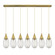 Malone - 7 Light - 50 inch - Brushed Brass - Linear Pendant (3442|127-450-1P-BB-G450-6SCL)