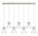 Newton Cone - 7 Light - 52 inch - Polished Nickel - Linear Pendant (3442|127-410-1PS-PN-G411-8CL)