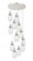Malone - 12 Light - 25 inch - Polished Nickel - Multi Pendant (3442|126-450-1P-PN-G450-6SCL)