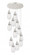 Malone - 12 Light - 25 inch - Polished Nickel - Multi Pendant (3442|126-450-1P-PN-G450-6CL)