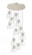 Newton Bell - 12 Light - 27 inch - Polished Nickel - Multi Pendant (3442|126-410-1PS-PN-G412-8CL)