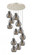 Newton Sphere - 12 Light - 27 inch - Polished Nickel - Cord hung - Multi Pendant (3442|126-410-1PS-PN-G410-8SM)