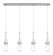 Milan - 4 Light - 48 inch - Brushed Satin Nickel - Linear Pendant (3442|124-452-1P-SN-G452-4CL)