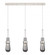 Milan - 3 Light - 36 inch - Polished Nickel - Linear Pendant (3442|123-452-1P-PN-G452-4SM)