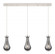 Owego - 3 Light - 37 inch - Polished Nickel - Linear Pendant (3442|123-451-1P-PN-G451-5SM)