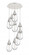 Malone - 9 Light - 20 inch - Polished Nickel - Multi Pendant (3442|119-450-1P-PN-G450-6CL)