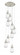 Malone - 9 Light - 20 inch - Brushed Satin Nickel - Multi Pendant (3442|119-450-1P-SN-G450-6CL)