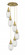 Malone - 6 Light - 17 inch - Brushed Brass - Multi Pendant (3442|116-450-1P-BB-G450-6SCL)