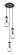 Owego - 3 Light - 13 inch - Matte Black - Multi Pendant (3442|113-451-1P-BK-G451-5CL)
