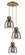 Newton Bell - 3 Light - 16 inch - Brushed Brass - Multi Pendant (3442|113-410-1PS-BB-G412-8SM)