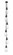 Malone - 6 Light - 8 inch - Matte Black - Multi Pendant (3442|106-450-1P-BK-G450-6CL)