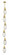 Malone - 6 Light - 8 inch - Brushed Brass - Multi Pendant (3442|106-450-1P-BB-G450-6SCL)