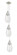 Malone - 3 Light - 8 inch - Brushed Satin Nickel - Multi Pendant (3442|103-450-1P-SN-G450-6SCL)