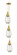 Malone - 3 Light - 8 inch - Brushed Brass - Multi Pendant (3442|103-450-1P-BB-G450-6CL)