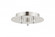 3 Light Round Multi Port Canopy (3442|103-PN)