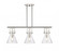 Newton Cone - 3 Light - 42 inch - Polished Nickel - Island Light (3442|411-3I-PN-G411-10CL)