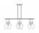 Newton Sphere - 3 Light - 42 inch - Polished Nickel - Island Light (3442|411-3I-PN-G410-10CL)