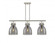 Newton Bell - 3 Light - 42 inch - Satin Nickel - Island Light (3442|410-3I-SN-G412-10SM)
