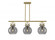 Newton Sphere - 3 Light - 42 inch - Brushed Brass - Island Light (3442|410-3I-BB-G410-10SM)