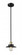 Edison - 1 Light - 8 inch - Black Antique Brass - Stem hung - Mini Pendant (3442|616-1SH-BAB-M6-BK)