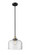 Bell - 1 Light - 12 inch - Black Antique Brass - Stem hung - Mini Pendant (3442|616-1SH-BAB-G72-L)