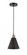 Berkshire - 1 Light - 8 inch - Black Antique Brass - Cord hung - Mini Pendant (3442|616-1P-BAB-MBC-8-BK)