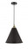 Berkshire - 1 Light - 16 inch - Black Antique Brass - Cord hung - Mini Pendant (3442|616-1P-BAB-MBC-16-BK)