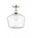 Cindyrella - 1 Light - 12 inch - Polished Nickel - Semi-Flush Mount (3442|616-1F-PN-G654-12)