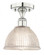 Arietta - 1 Light - 8 inch - Polished Nickel - Semi-Flush Mount (3442|616-1F-PN-G422)