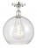 Athens - 1 Light - 12 inch - Polished Nickel - Semi-Flush Mount (3442|616-1F-PN-G124-12)