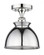 Adirondack - 1 Light - 8 inch - Polished Chrome - Semi-Flush Mount (3442|616-1F-PC-M14-PC)
