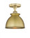 Adirondack - 1 Light - 8 inch - Brushed Brass - Semi-Flush Mount (3442|616-1F-BB-M14-BB)
