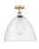 Bristol - 1 Light - 16 inch - Brushed Brass - Semi-Flush Mount (3442|616-1F-BB-GBD-164)