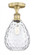 Waverly - 1 Light - 8 inch - Brushed Brass - Semi-Flush Mount (3442|616-1F-BB-G372)