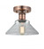 Orwell - 1 Light - 8 inch - Antique Copper - Semi-Flush Mount (3442|616-1F-AC-G132)