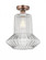 Springwater - 1 Light - 12 inch - Antique Copper - Semi-Flush Mount (3442|616-1F-AC-G212)