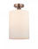 Cobbleskill - 1 Light - 9 inch - Antique Copper - Semi-Flush Mount (3442|616-1F-AC-G111-L)