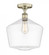 Cindyrella - 1 Light - 12 inch - Antique Brass - Semi-Flush Mount (3442|616-1F-AB-G652-12)