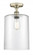 Cobbleskill - 1 Light - 9 inch - Antique Brass - Semi-Flush Mount (3442|616-1F-AB-G112-L)