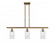 Clymer - 3 Light - 36 inch - Brushed Brass - Stem hung - Island Light (3442|516-3I-BB-G804)