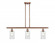 Clymer - 3 Light - 36 inch - Antique Copper - Stem hung - Island Light (3442|516-3I-AC-G804)