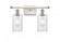 Clymer - 2 Light - 14 inch - White Polished Chrome - Bath Vanity Light (3442|516-2W-WPC-G804)