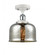 Bell - 1 Light - 8 inch - White Polished Chrome - Semi-Flush Mount (3442|916-1C-WPC-G78-LED)