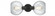 Sphere - 2 Light - 21 inch - Oil Rubbed Bronze - Bath Vanity Light (3442|900-2W-OB-G122)