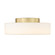 Wry Lighting Toli Integrated LED Flush Mount in Brushed Champagne Brass (36|3136-FM BCB-OP)