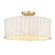 Golden Lighting Erma 3-light Semi-Flush Mount in Brushed Champagne Brass (36|1084-SF BCB-WW)